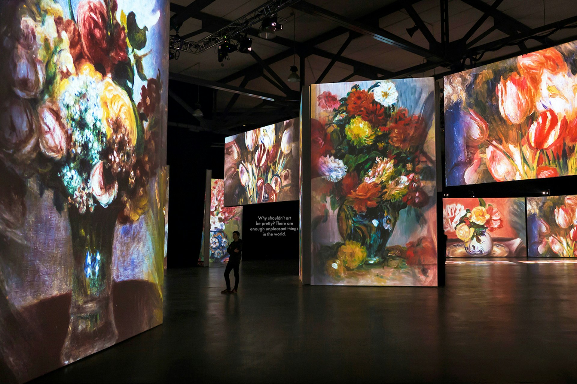 An installation at the Monet & Friends – Life, Light & Colour exhibition