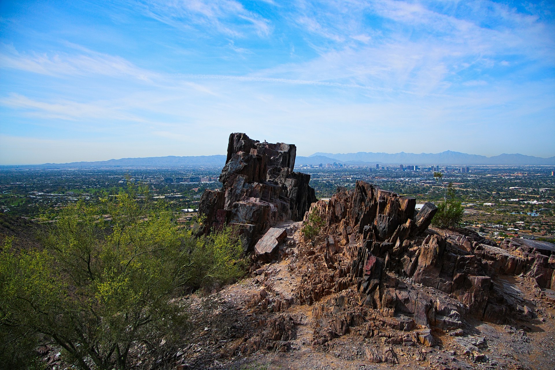 Wide view of Piestewa Peak in Pheonix, Arizona 