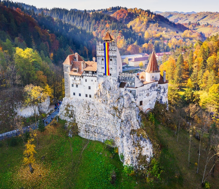 The medieval Castle of Bran, known for the myth of Dracula.