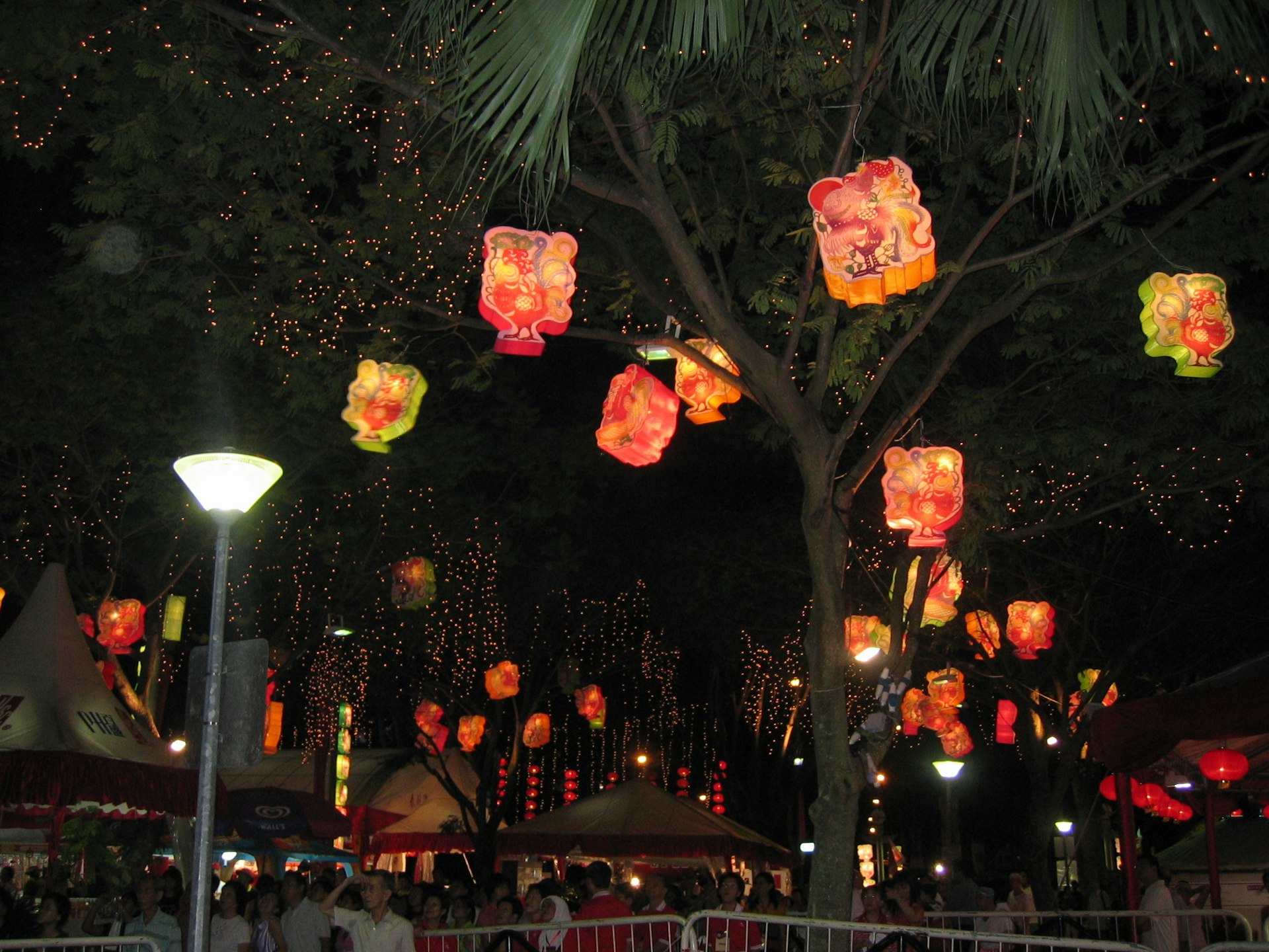 Chinese New Year decorations on houses