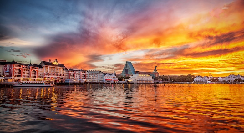 Sunset on the Boardwalk - Disney World