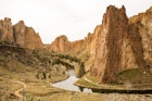 Smith Rock is a popular destination for rock climbers and outdoor enthusiasts in central Oregon