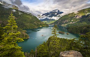 Diablo Lake in North Cascades National Park, Washington