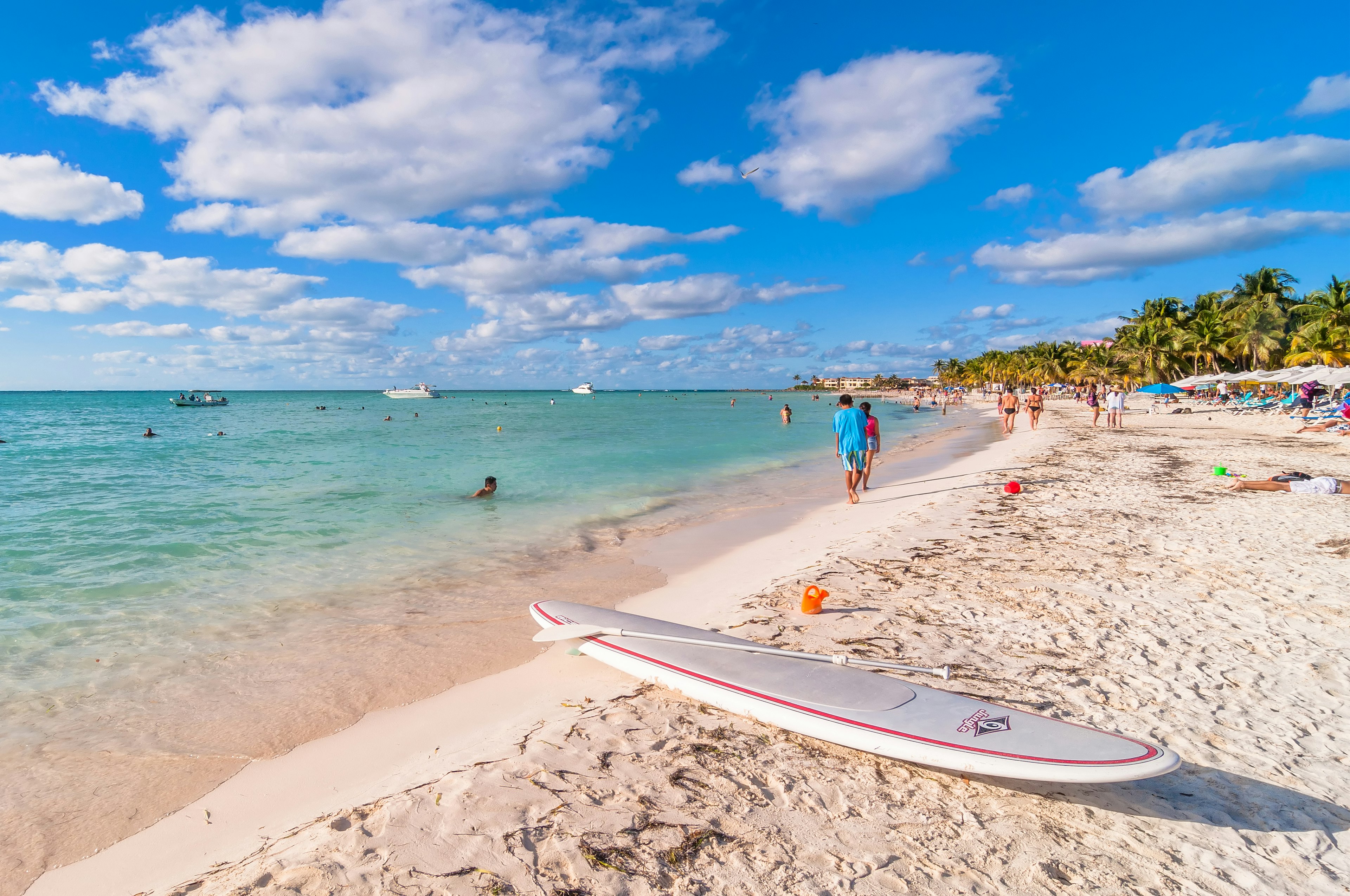 One of the beaches of Isla Mujeres, Mexico