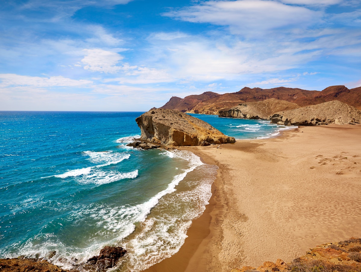 Playa de Monsul beach at Cabo de Gata.