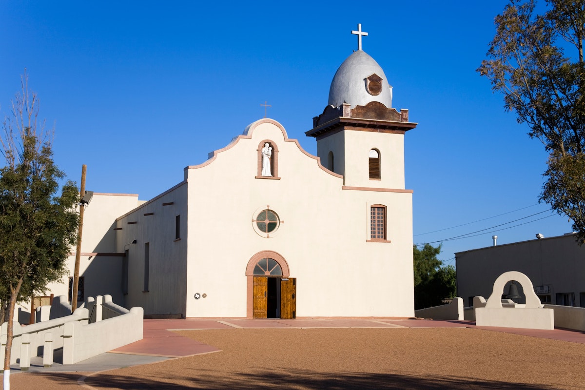Ysleta Mission on the Tigua Indian Reservation, El Paso, Texas, United States of America, North America