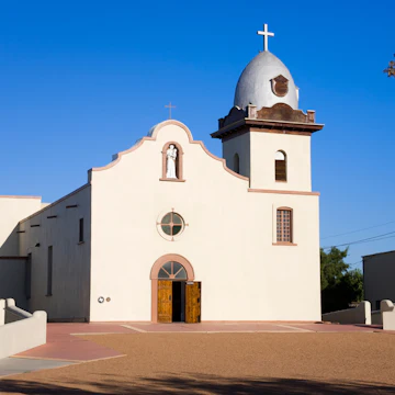Ysleta Mission on the Tigua Indian Reservation, El Paso, Texas, United States of America, North America