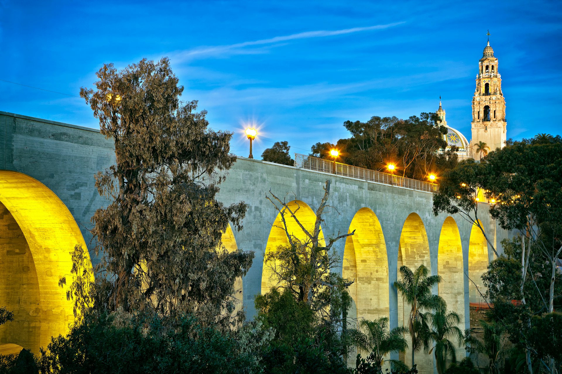 Cabrillo Bridge, Balboa Park, San Diego, CA