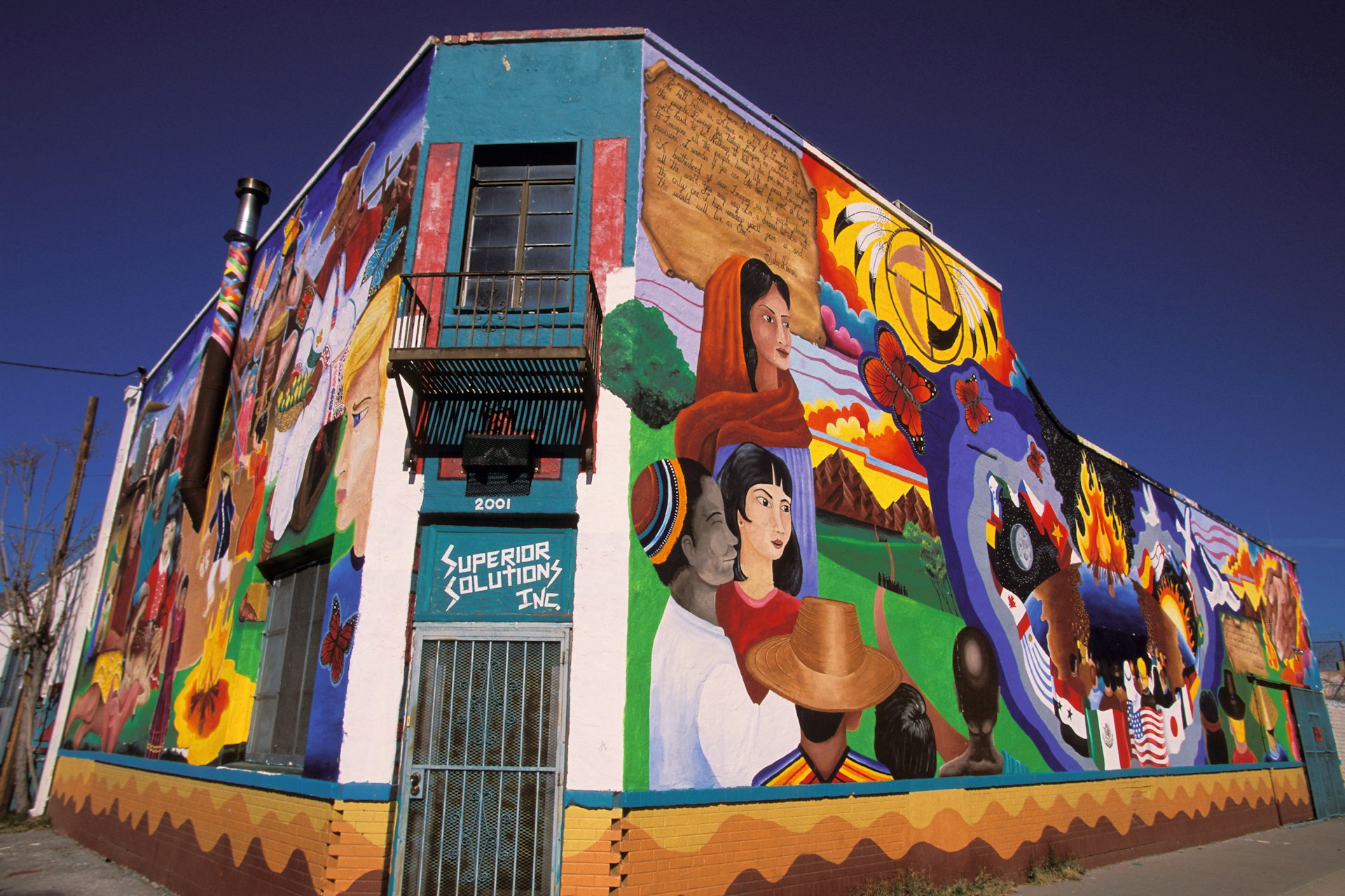 Texas. El Paso. Multicultural Mural