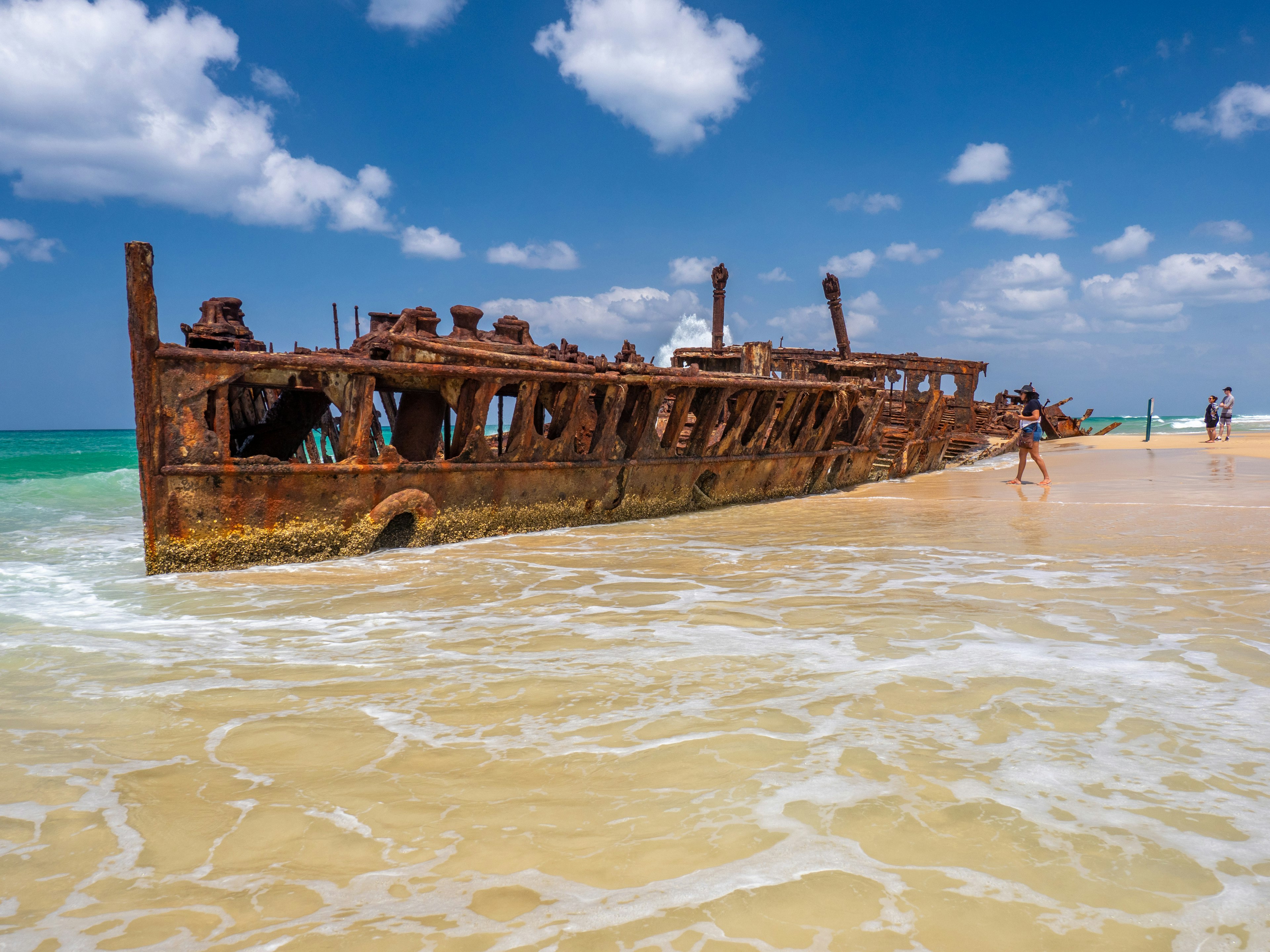 Maheno Shipwreck, Fraser Island, East Coast Australia