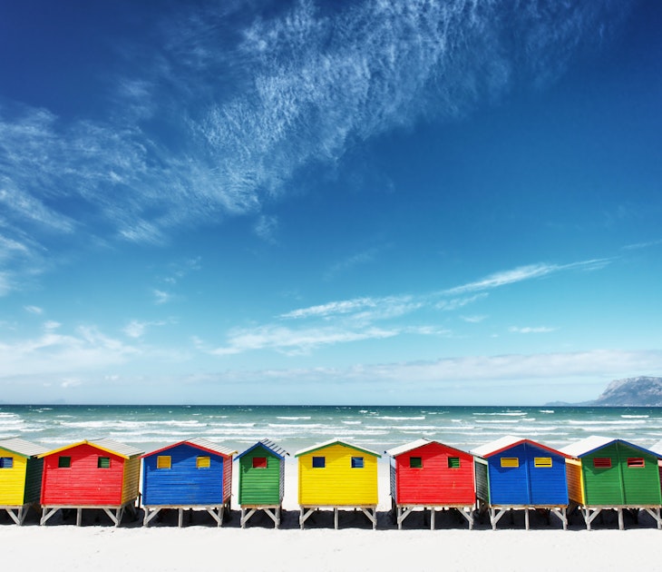 Beach huts at Muizenburg