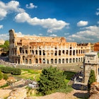 The Colosseum (Coliseum) in Rome.