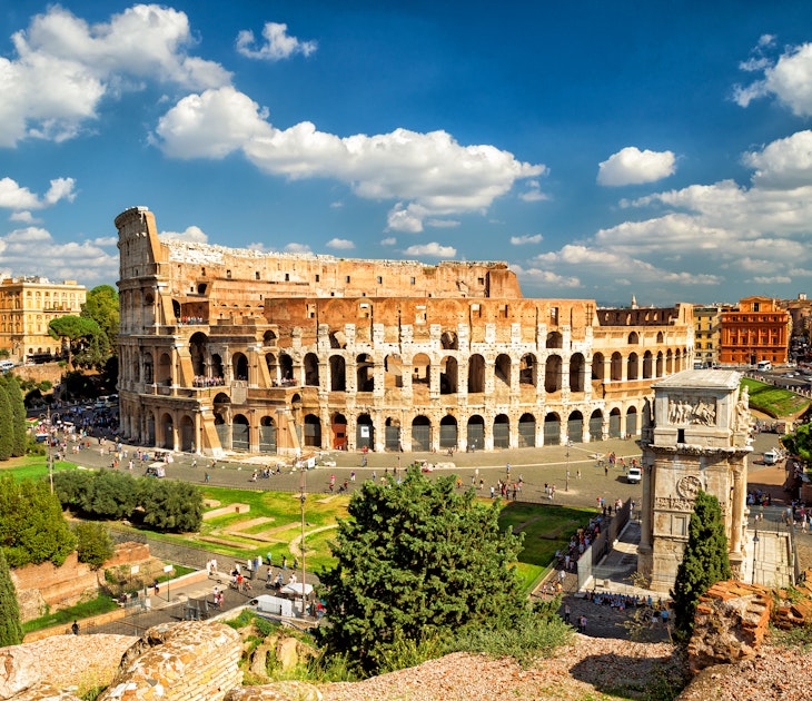 The Colosseum (Coliseum) in Rome.