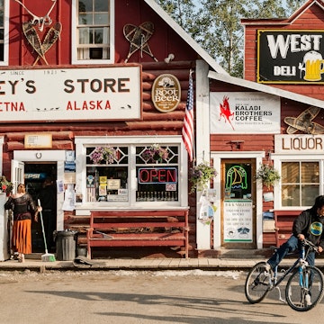 Nagley's store, Talkeetna, Alaska, USA.