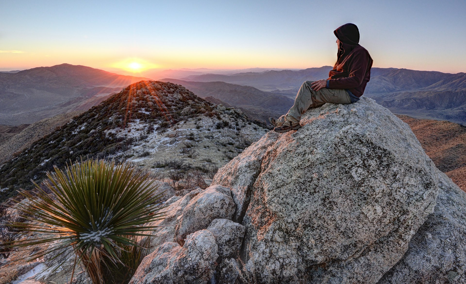 Sunrise From the Summit of Granite Mountain