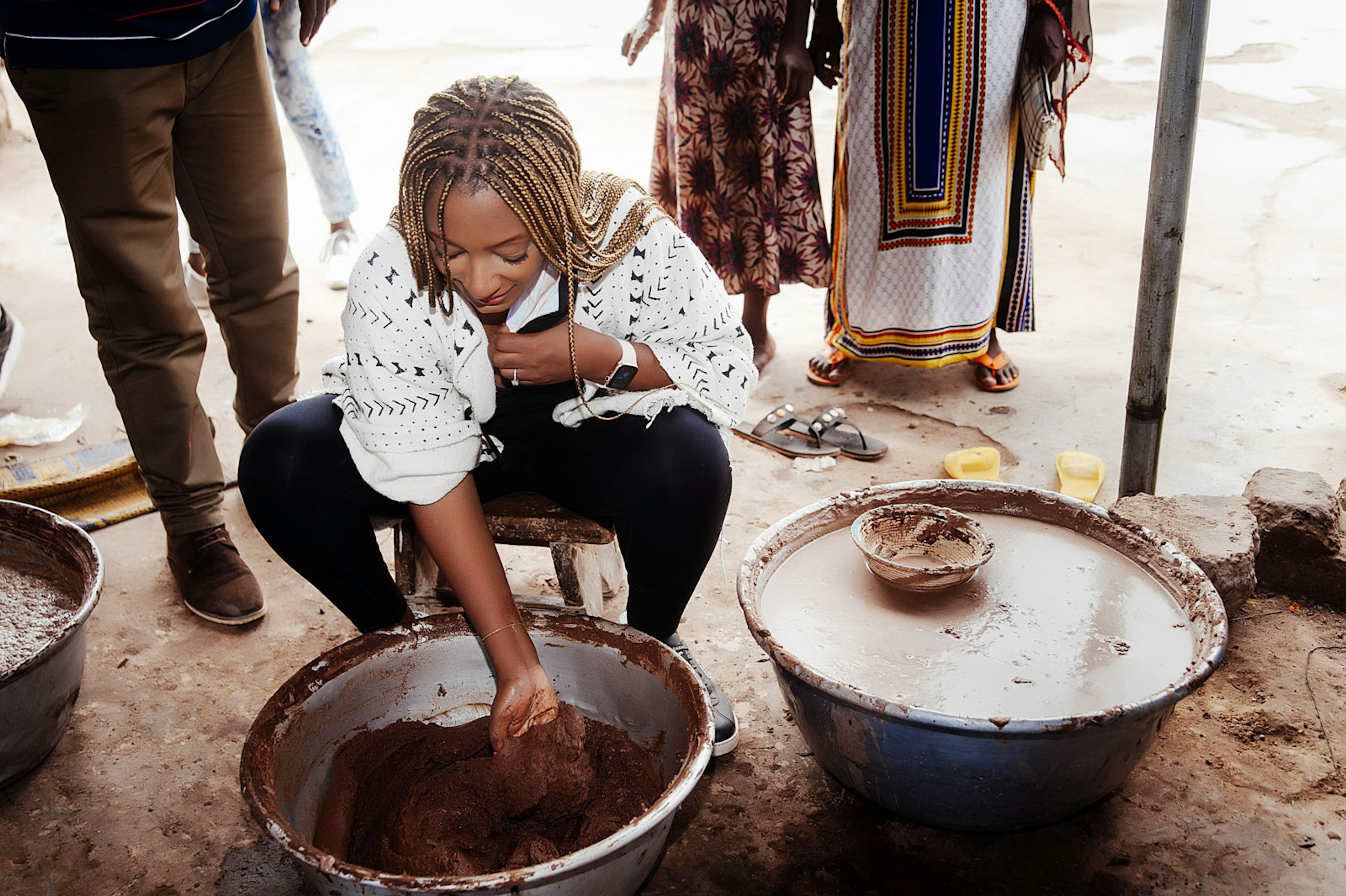 Valerie processing shea butter.jpg