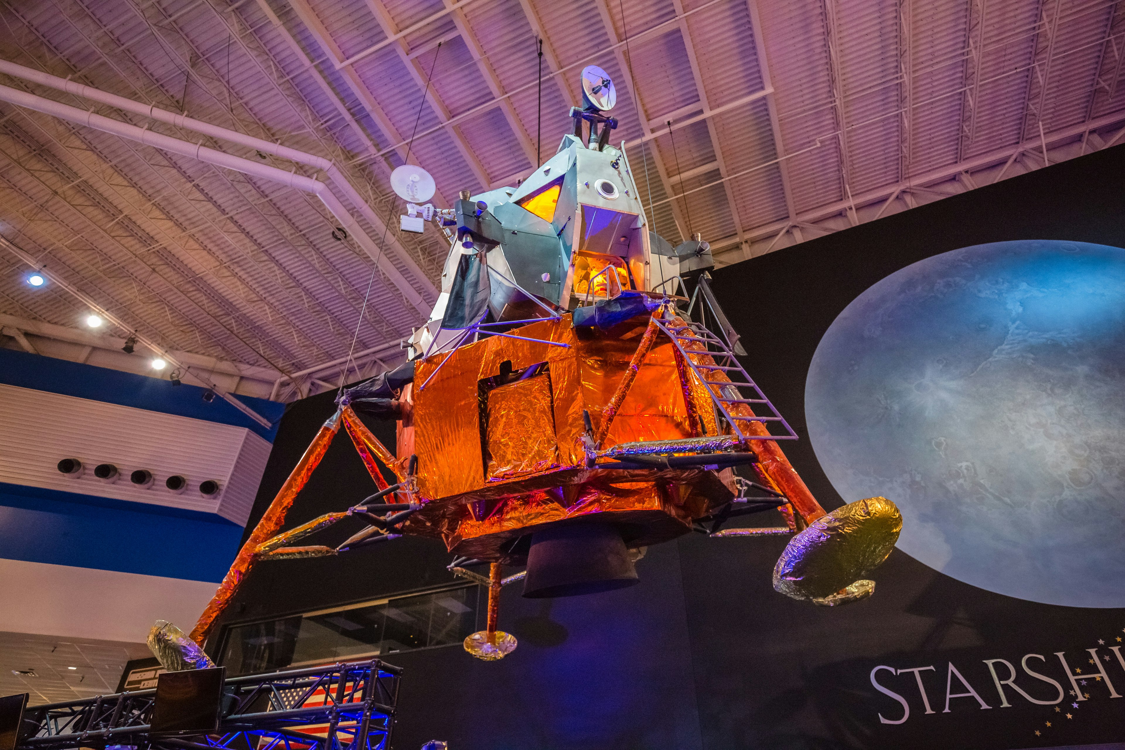 The Lunar Module LTA-8 in Houston's Space Center