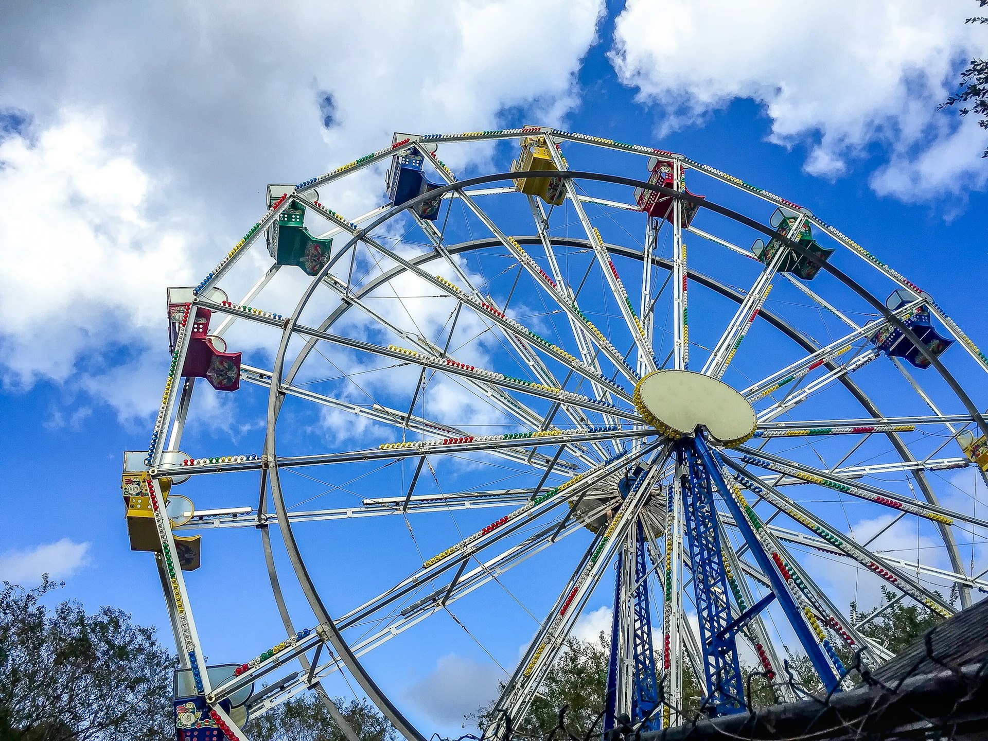 A ferris wheel in Carousel Gardens in City Park is pictured.