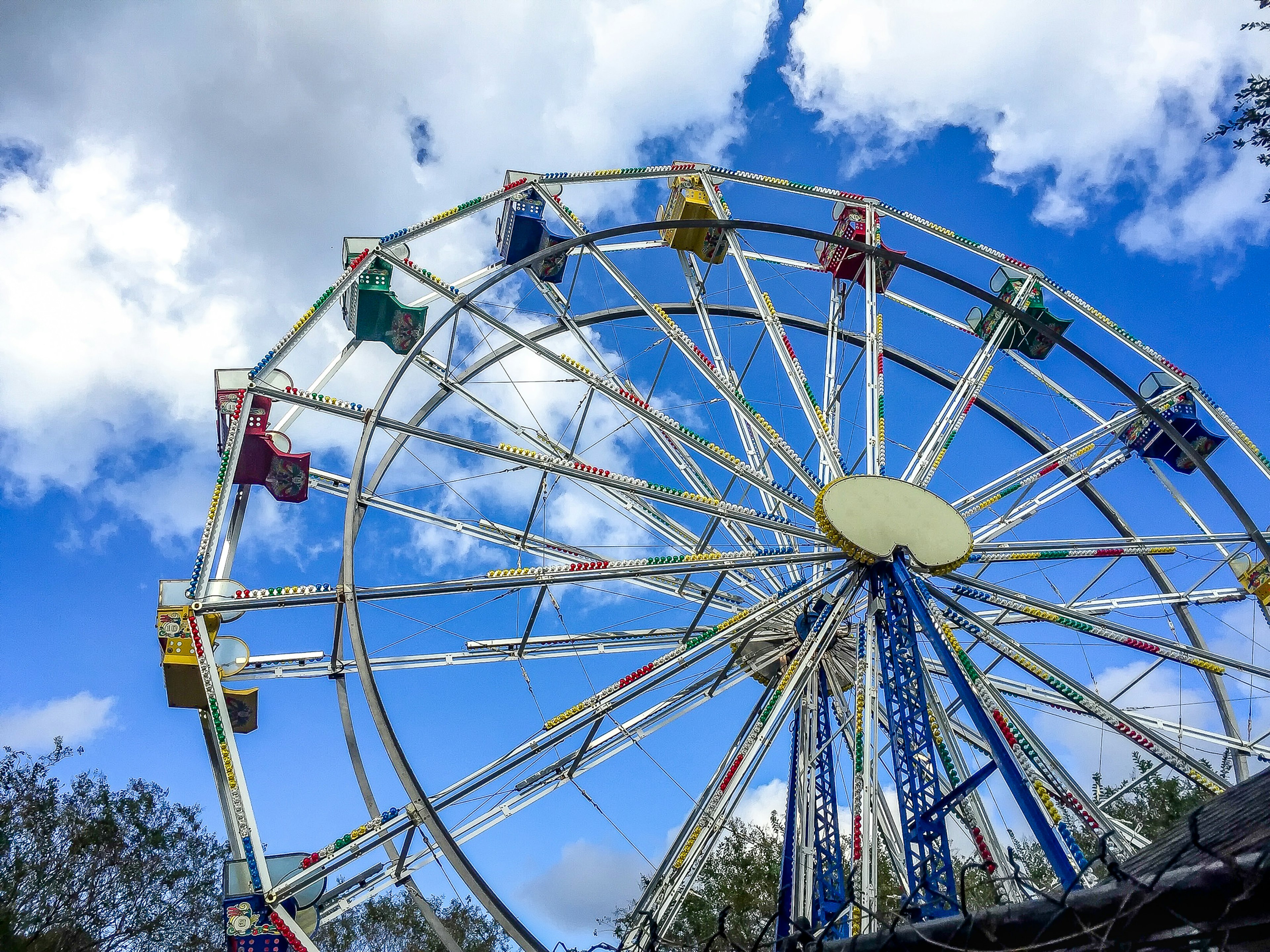 The carousel in City Park in New Orleans