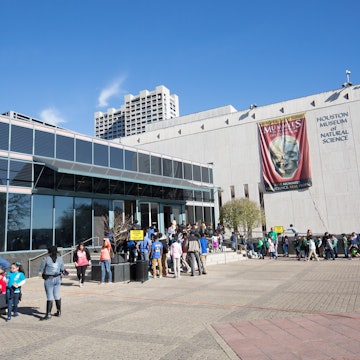 HOUSTON,USA ON 21 JANUARY 2017: Houston Museum of Natual Science in a crowed day
