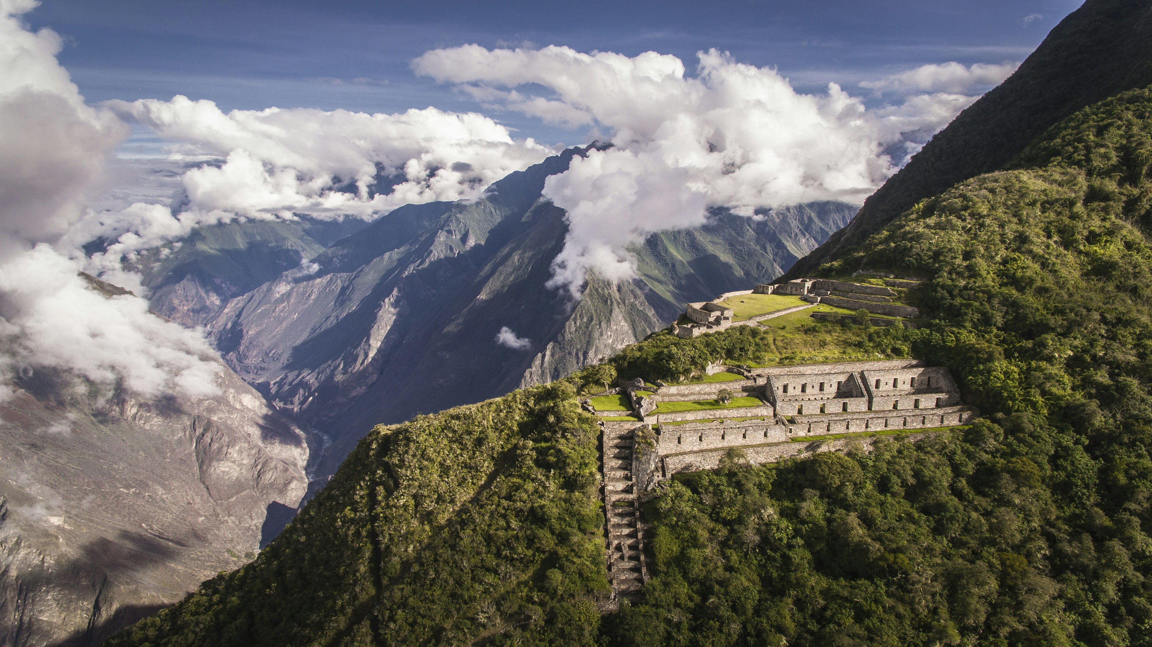 Mountaintop ruins of Choquequirao, Peru