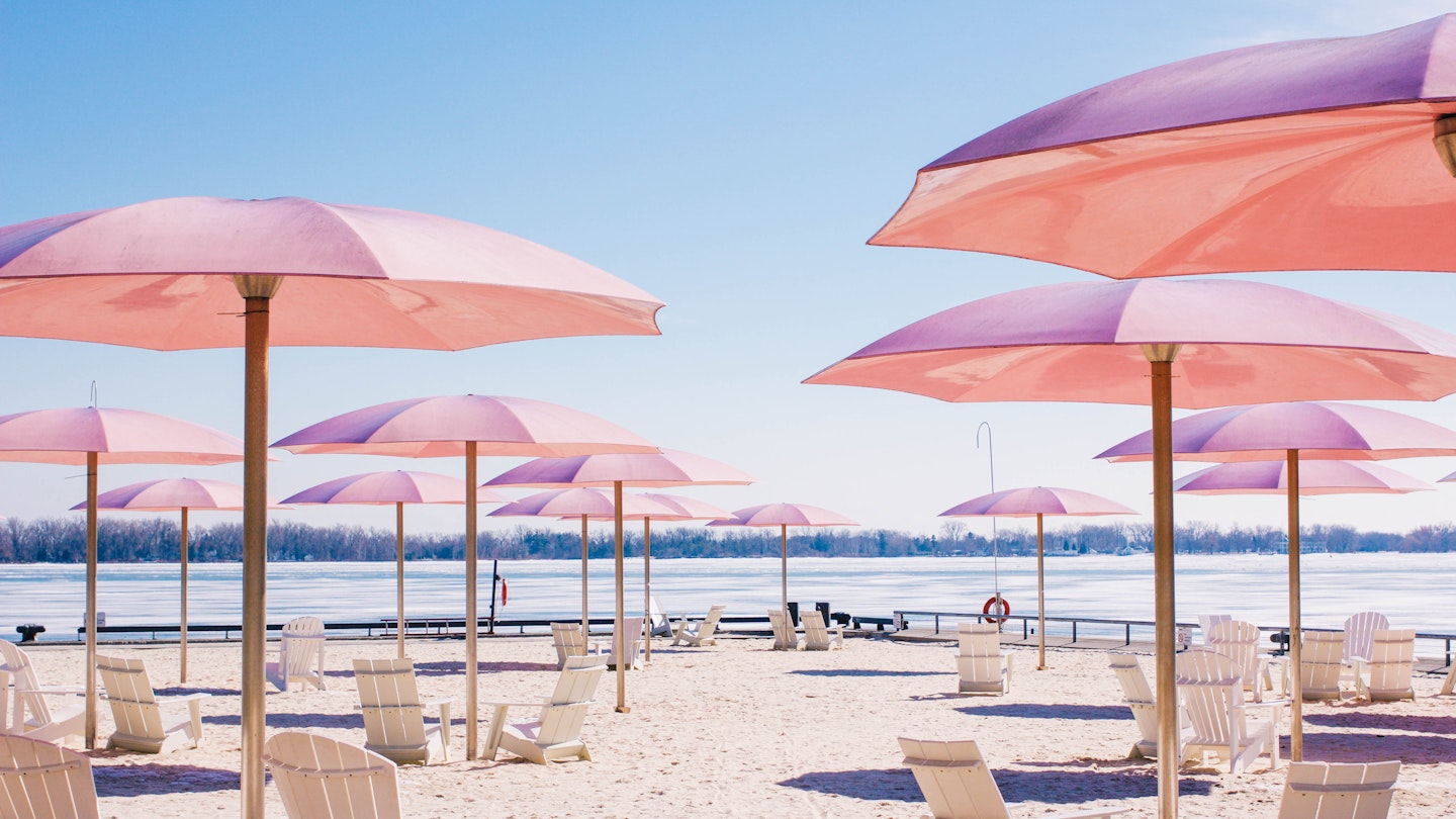 Toronto's Sugar Beach in winter.; Shutterstock ID 385529515; Your name (First / Last): Alex Howard; GL account no.: 65050; Netsuite department name: Digital Content; Full Product or Project name including edition: Toronto's best beaches