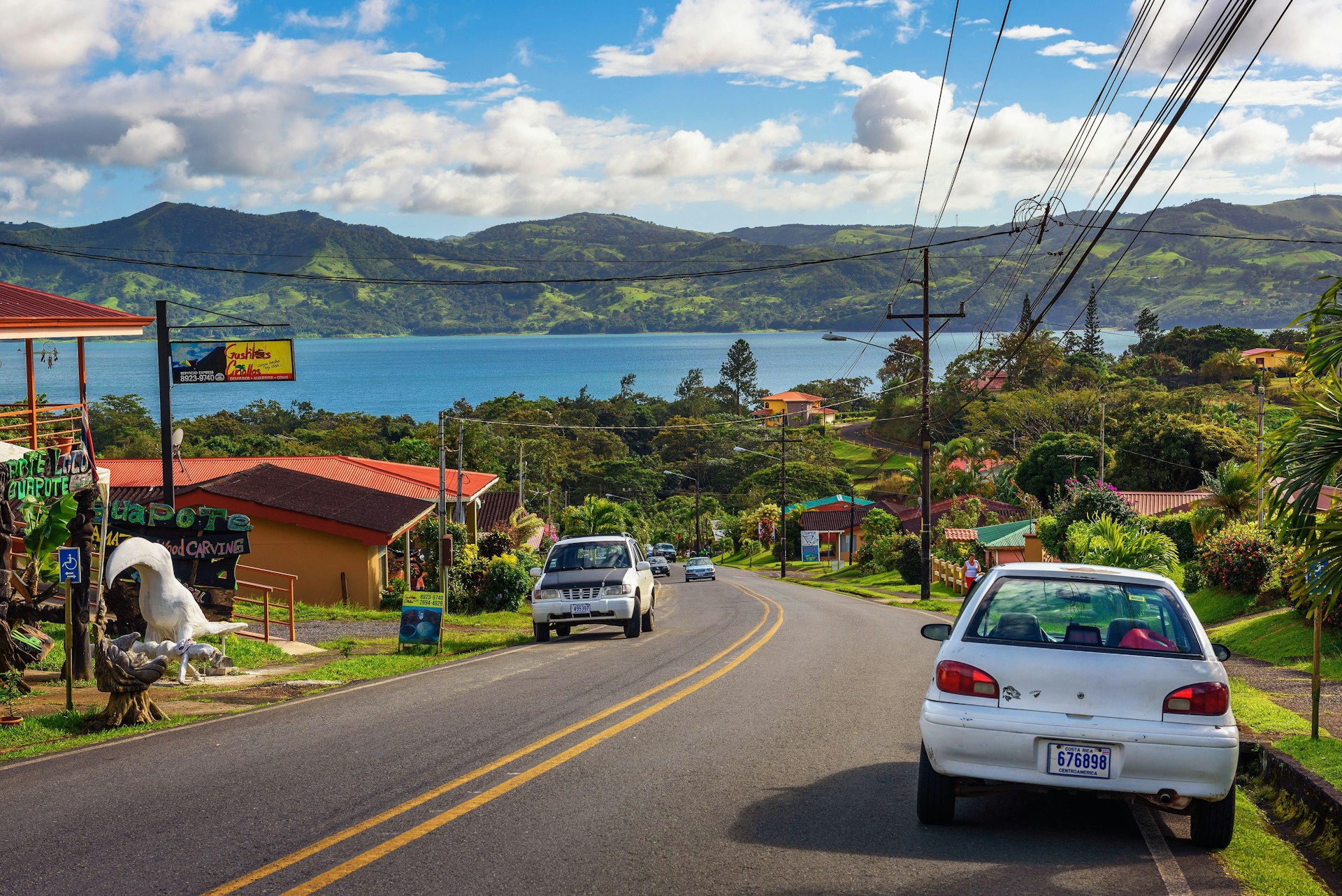 Drive towards Lake Arenal through the villages of Costa Rica
