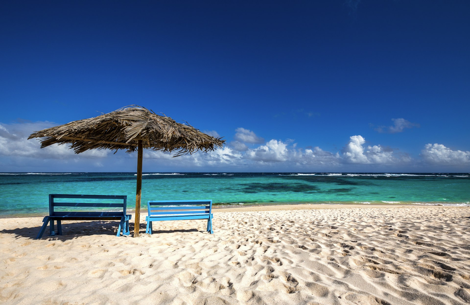 Loblolly beach on island Anegada in the British Virgin Islands.