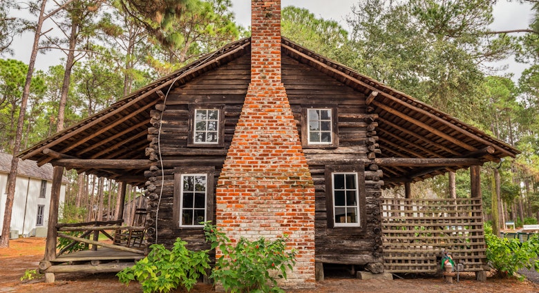 McMullen-Coachman Log House in the Pinellas County Heritage Village