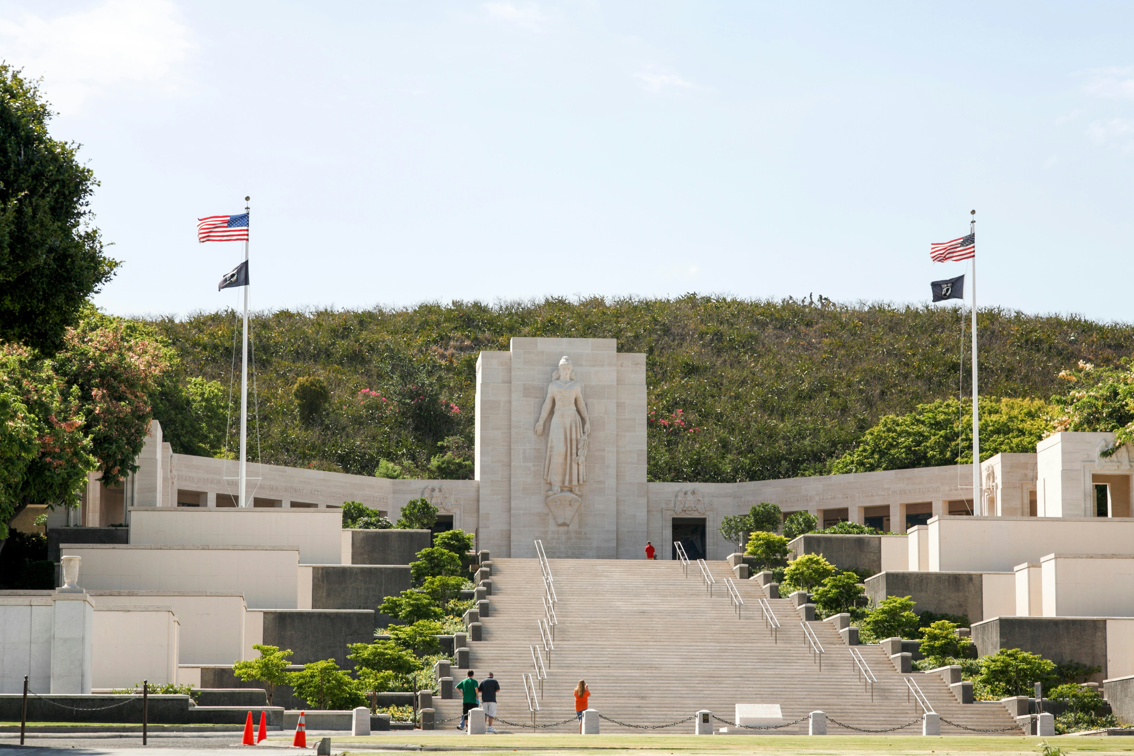 National Memorial Cemetery of the Pacific, honoring fallen soldiers