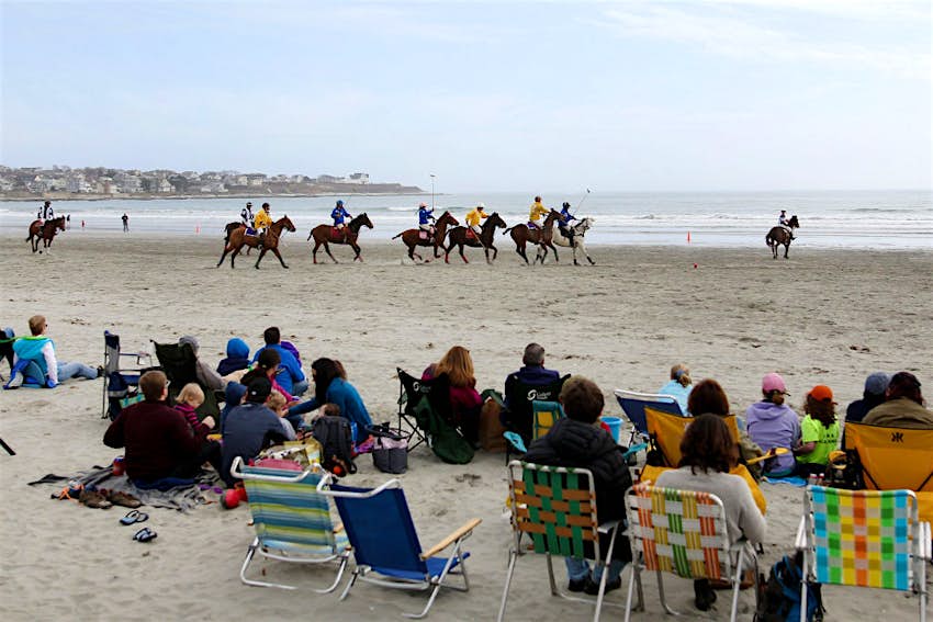 Beach Polo, Easton's Beach, Newport, Rhode Island. Beach Polo, Easton's Beach, Newport, Rhode Island.