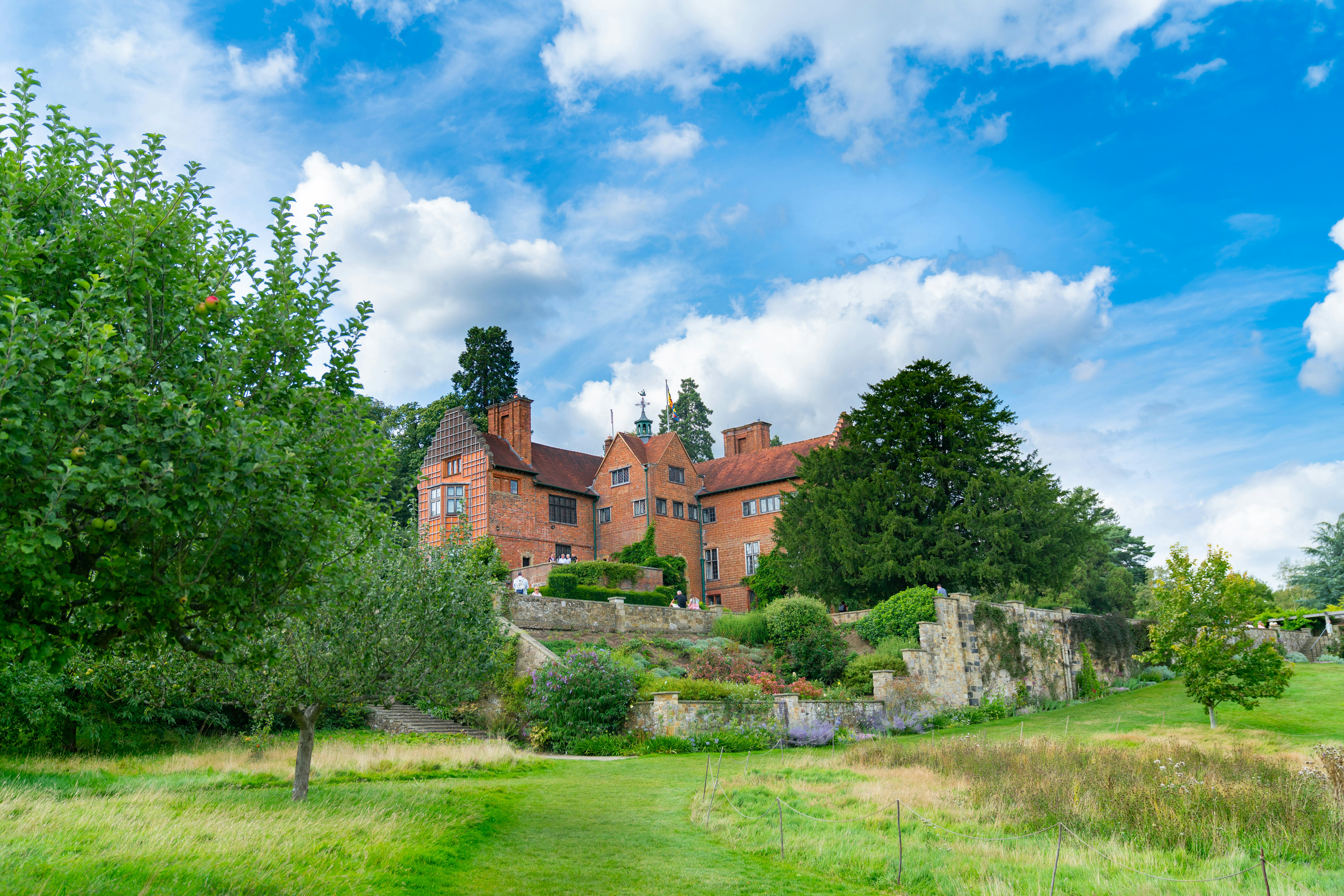 Westerham England - August 21 2019; Chartwell country house of Winston Churchill now part of National Trust.