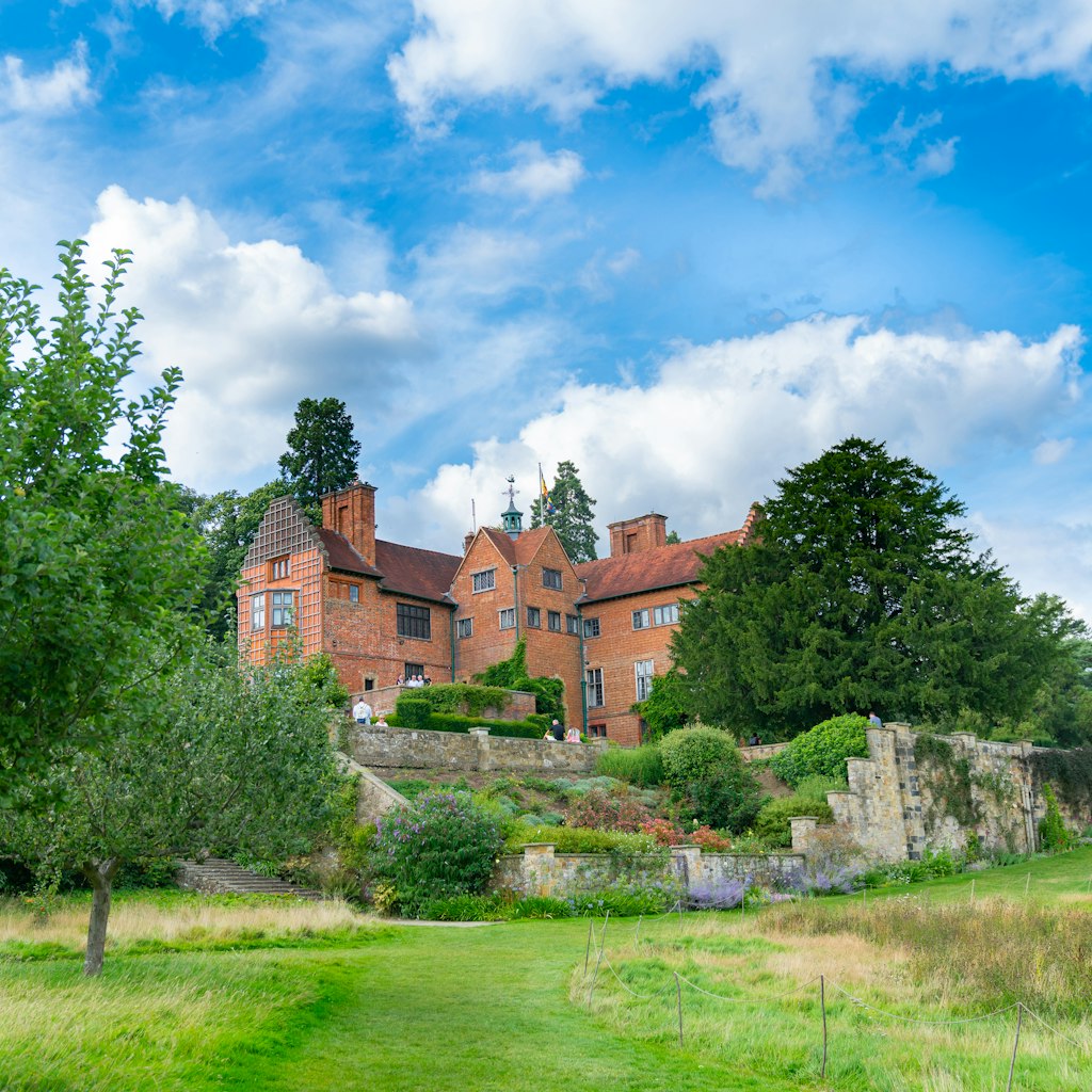 Westerham England - August 21 2019; Chartwell country house of Winston Churchill now part of National Trust.