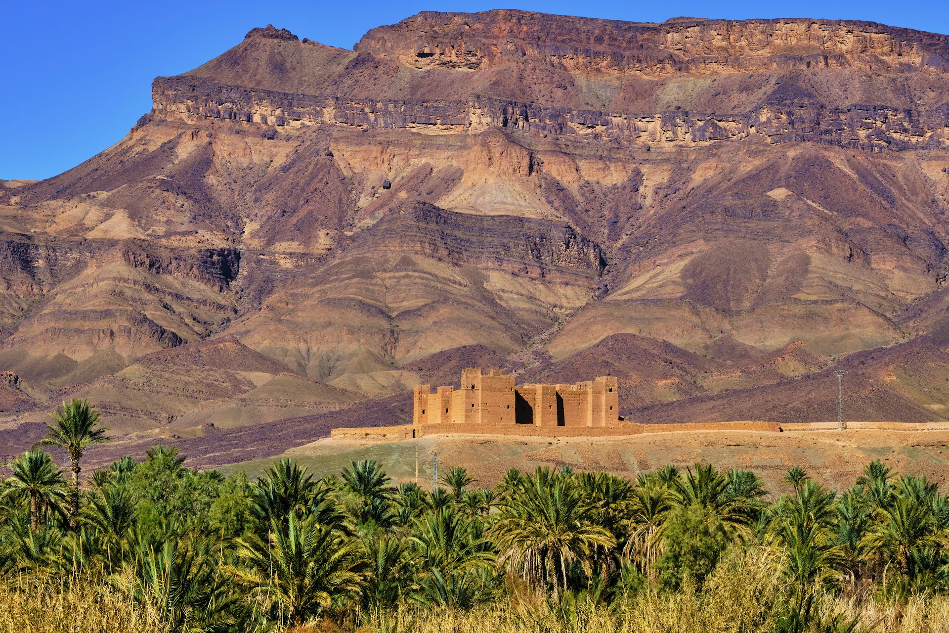 Kasbah Tamnougalt in the Draa Valley, Morocco