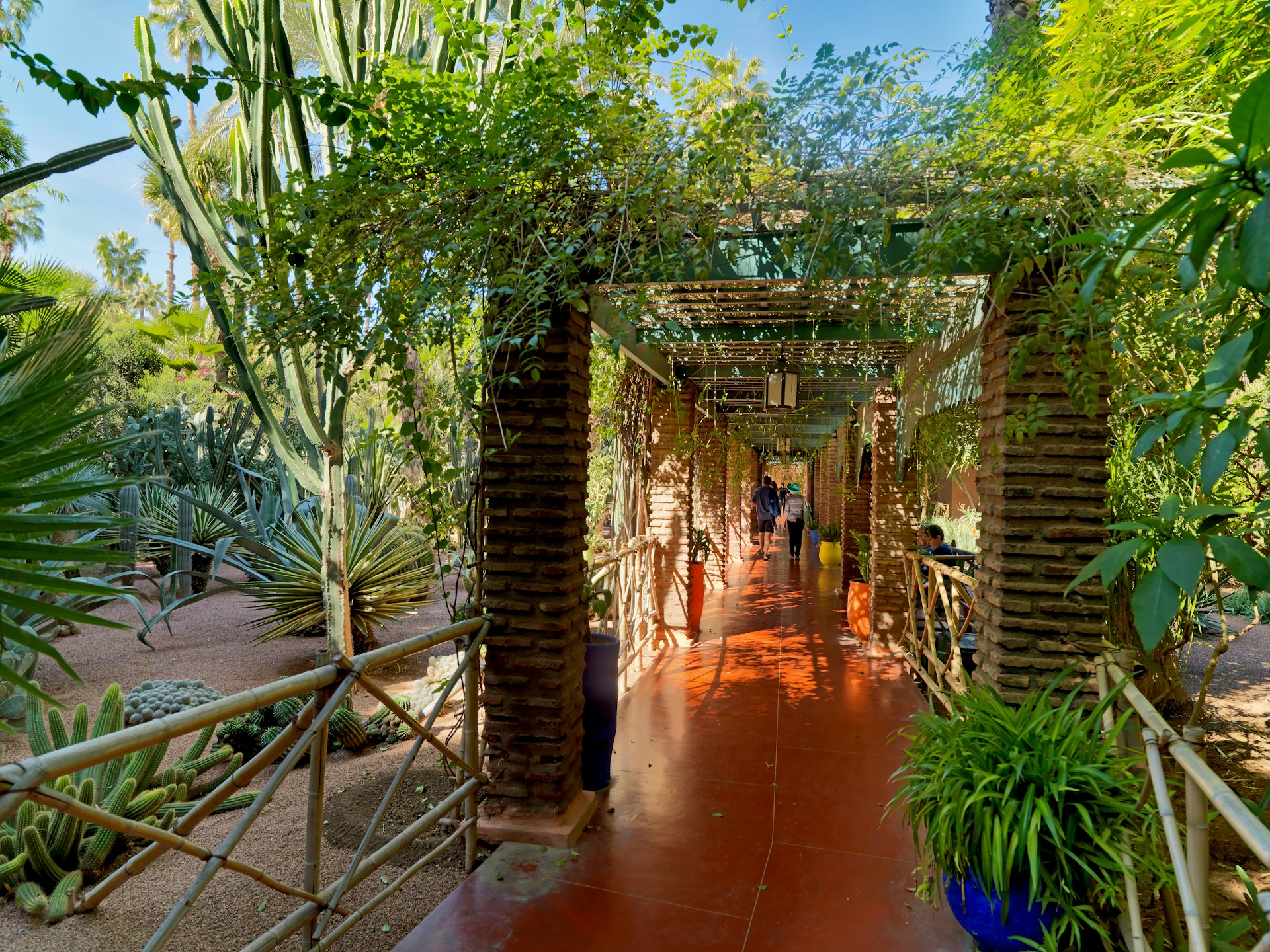 The Jardin Majorelle gardens in Marrakech is one of the most famous place in Morocco. Feb 09, 2014