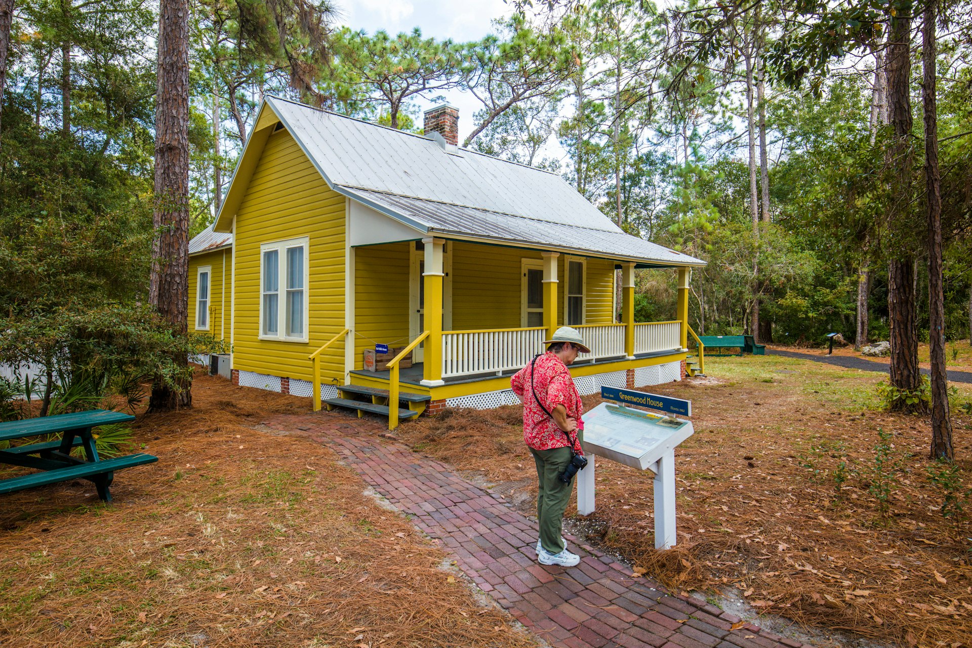 Greenwood House in historic old Heritage Village in Pinellas County in Largo Florida