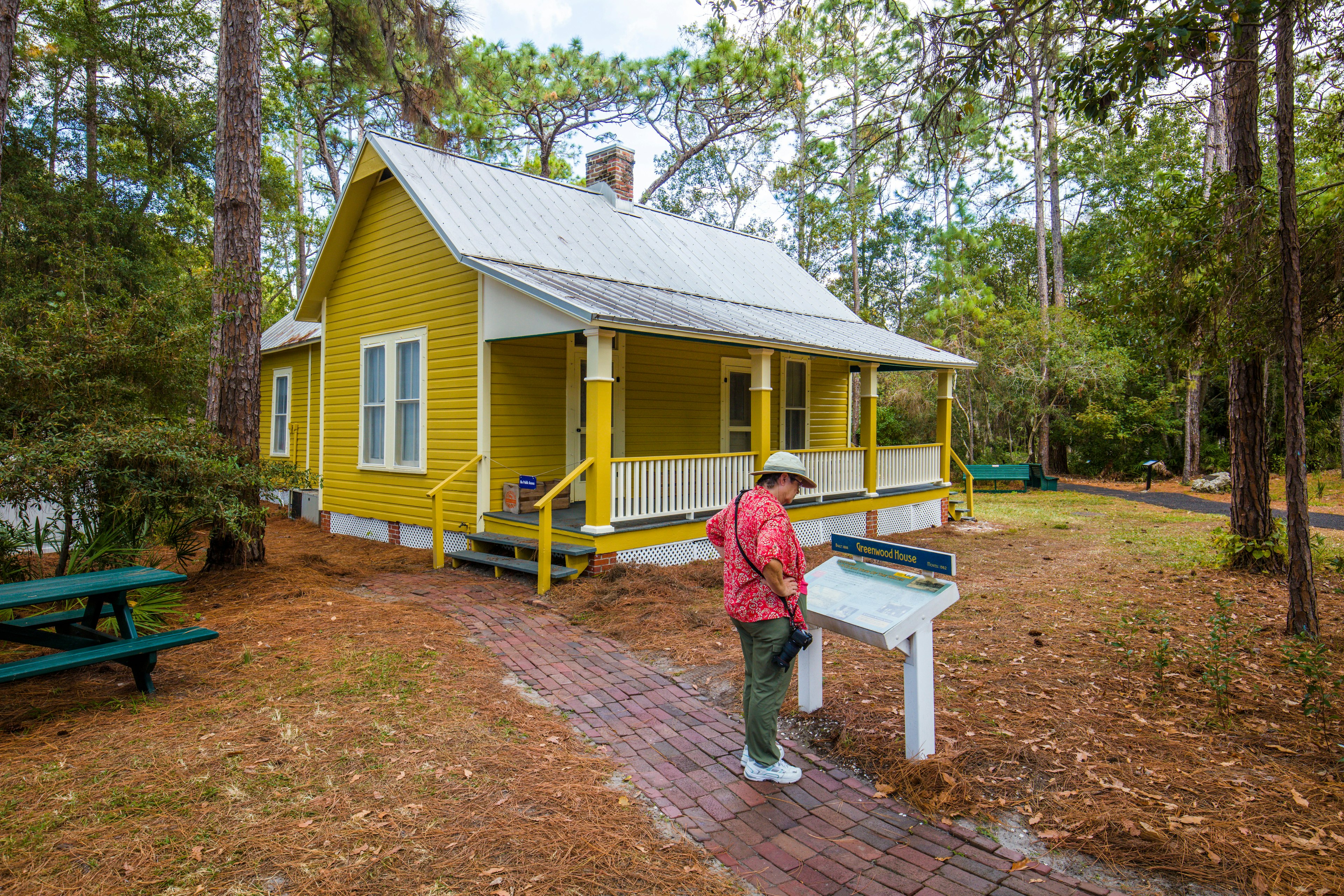 Greenwood House in historic old Heritage Village in Pinellas County in Largo Florida