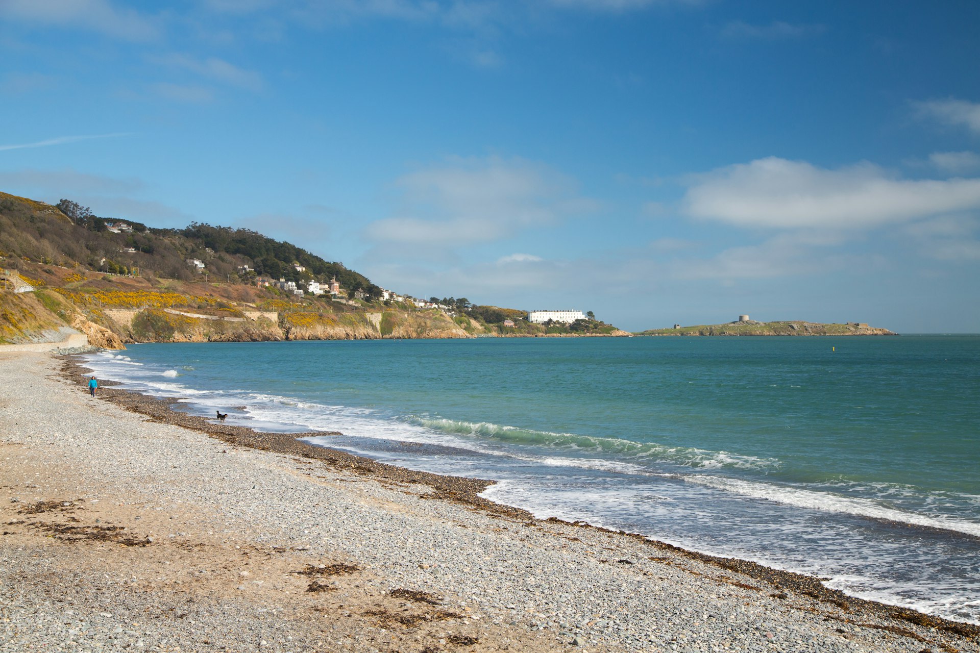 Killiney Beach in Dublin Bay, Ireland