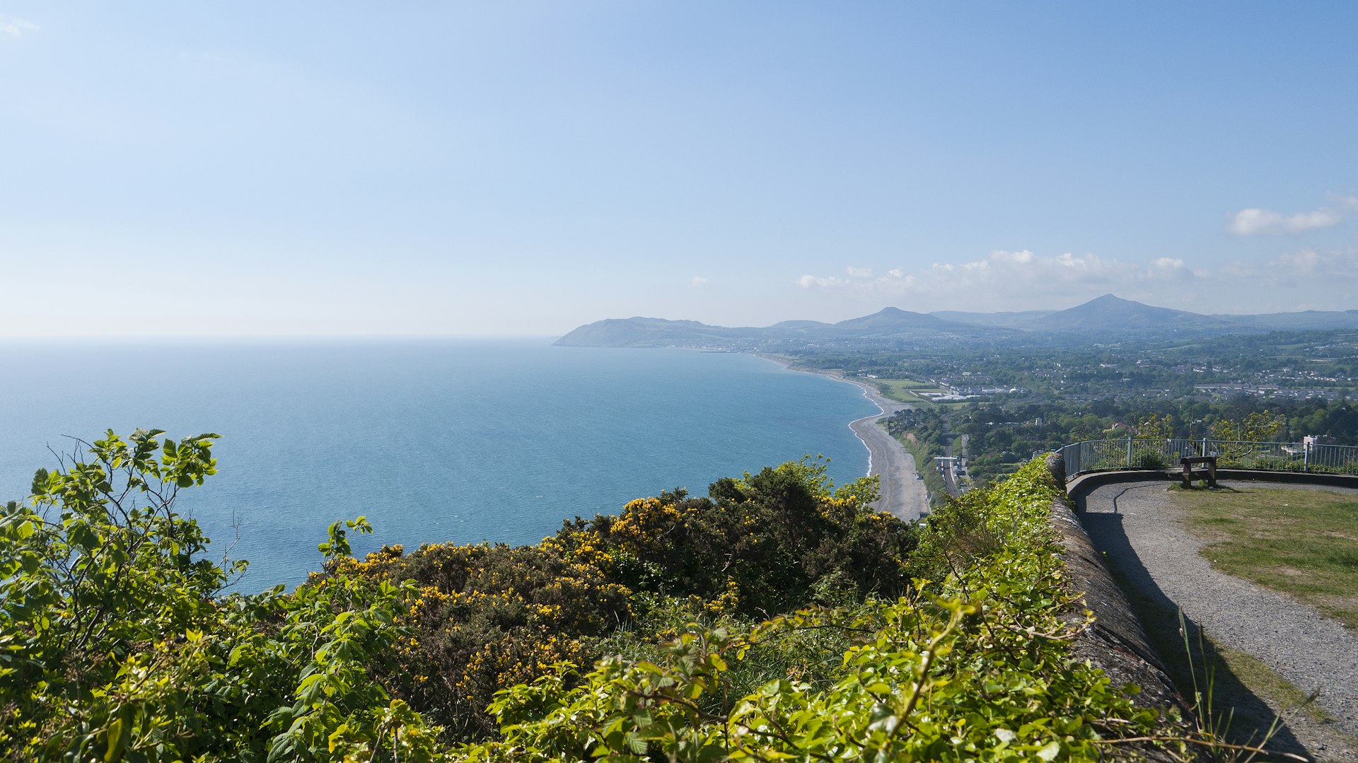 View of Dublin Bay from Killiney Head