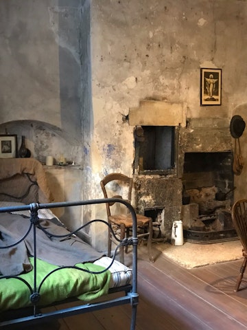 A replica of a tenement room from the early 20th century, 14 Henrietta Street.