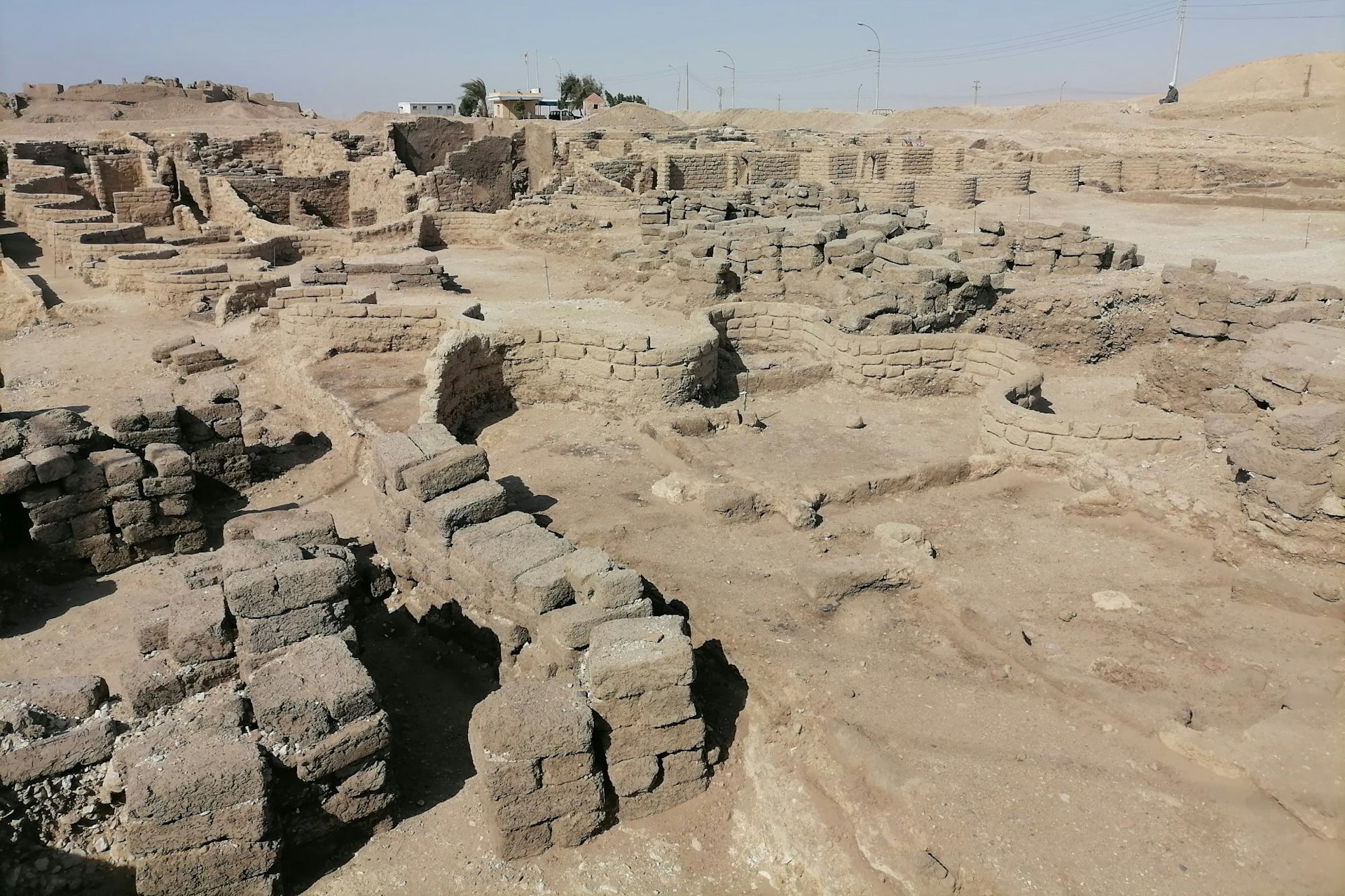 Ruins of the Palace of the Dazzling Aten in Egypt