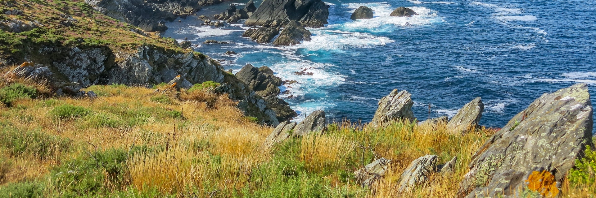 Scenic cliffs view in San Xiao, small village near Cedeira, Galicia, northern Spain; Shutterstock ID 485677099; Your name (First / Last): Ben Buckner; GL account no.: 65050; Netsuite department name: Client Services; Full Product or Project name including edition: Spain OTBT Partner