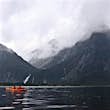 Kayaking, Milford Sound, Fiordland National Park, South Island, Fiord
