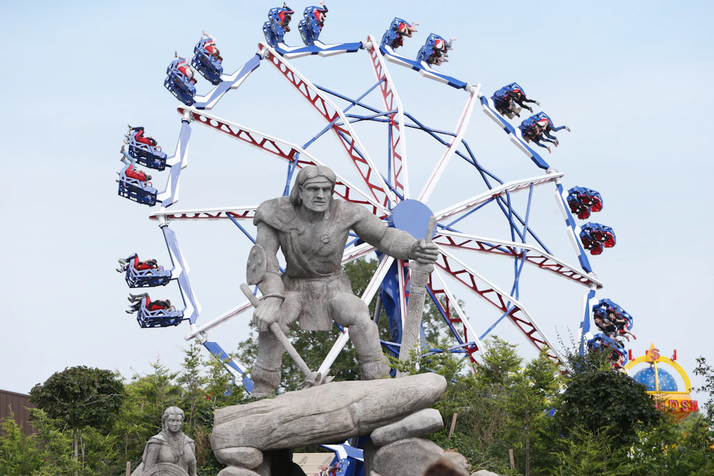Spinning rides at Tayto Park