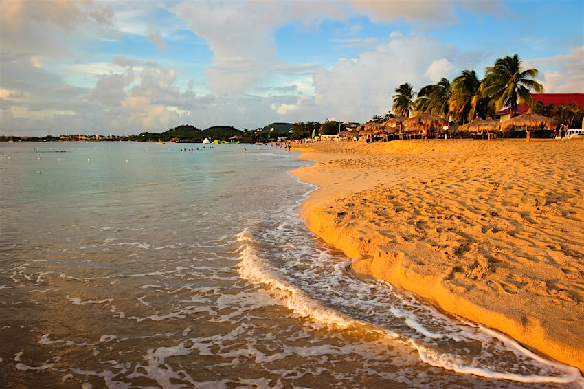 Sunset on Reduit Beach, Gros Islet, Saint Lucia