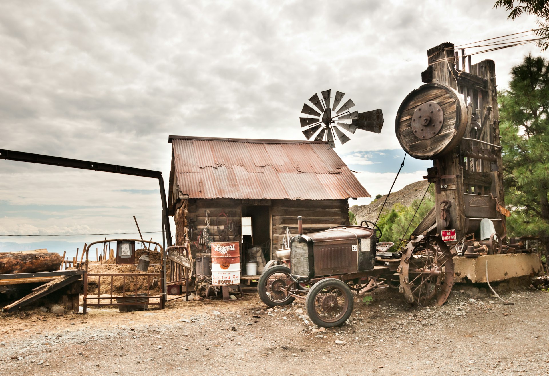 Jerome, Arizona ghost town mine windmill wild western