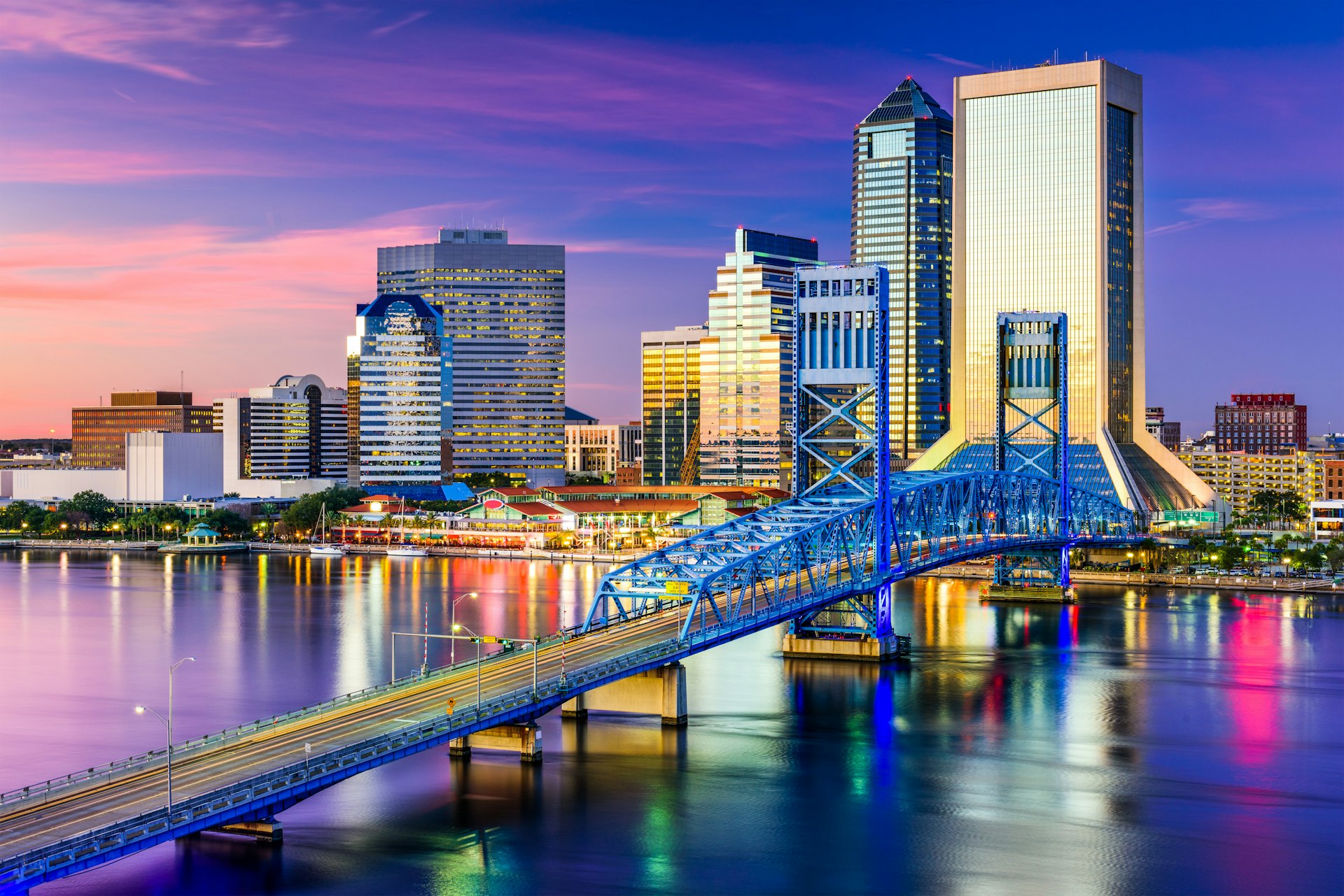 View of downtown Jacksonville, Florida