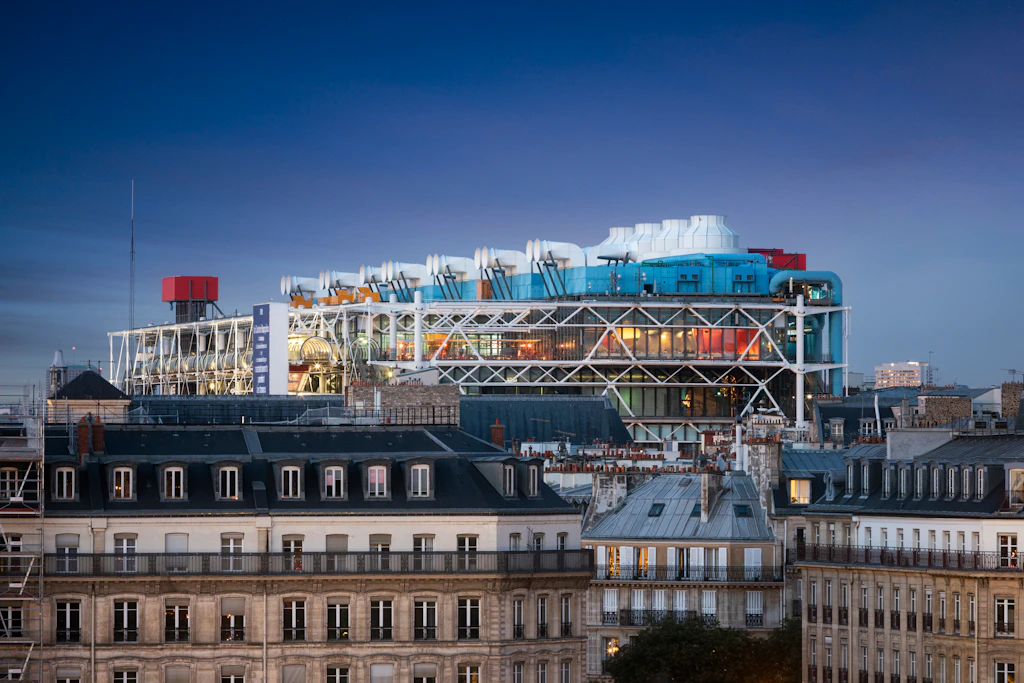 Rooftop of Centre Pompidou, Paris