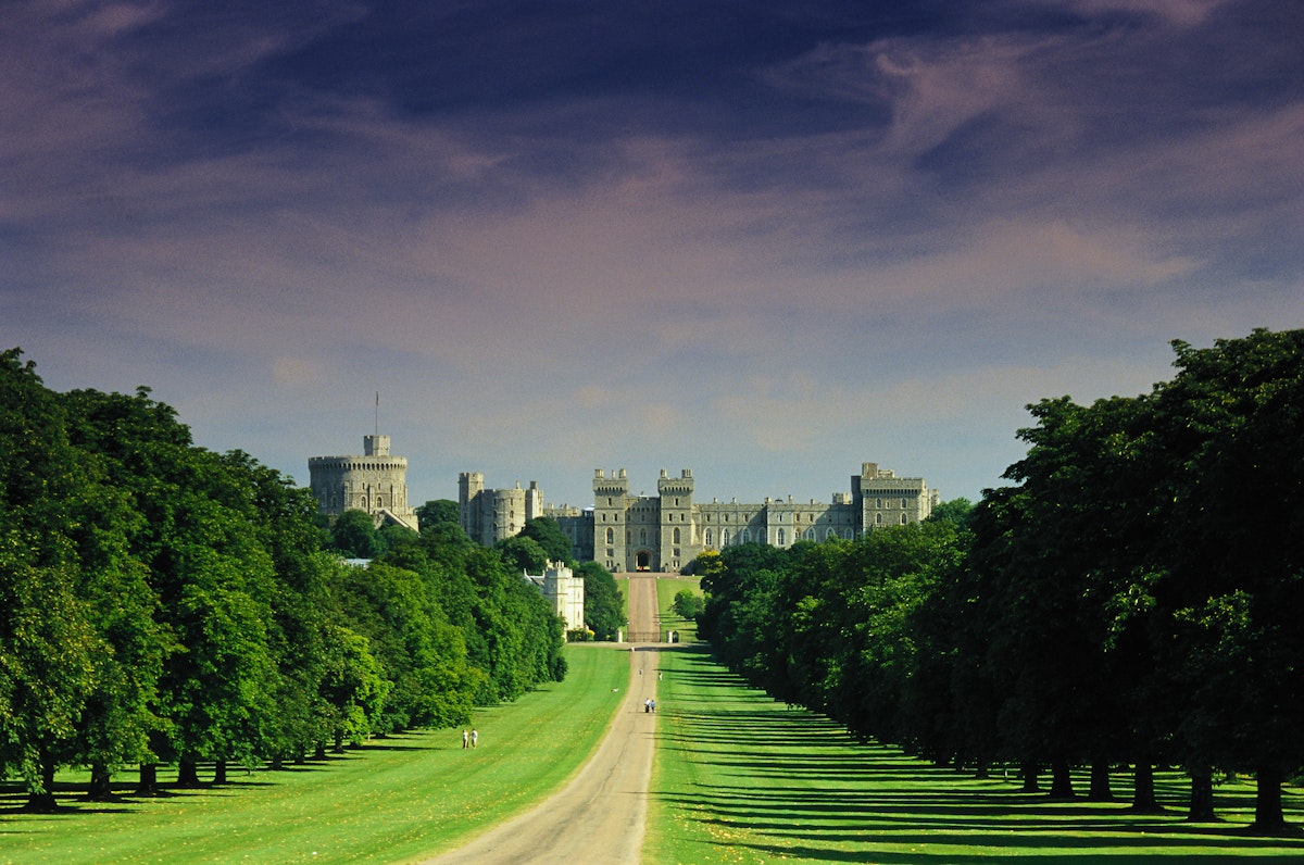 The Long Walk, the pathway leading to Windsor Castle is 2 1/2 miles long.