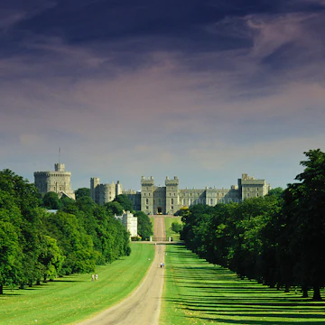 The Long Walk, the pathway leading to Windsor Castle is 2 1/2 miles long.